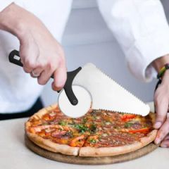 Stainless Steel Pizza Cutter Wheel and Pizza Shovel 2 in 1 Double Use Pizza Tools - Suzhou Rdit Commercial Co., Ltd.