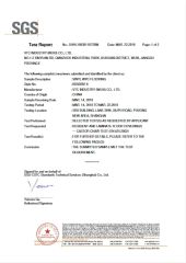 Test certificate of VTC INDUSTRY (WUXI) CO., LTD. – certificate photo, supplier certificates section
