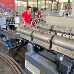 Plastic Cable Threading Flexible Corrugated Pipe Hose Forming Extruder Machine - Image 6