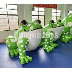 Advertising 2m Floating Inflatable Frog Model Inflatable Cartoon Animal Character Toy - Image 1