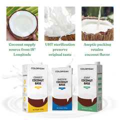 Premium Quality ready to drink light coconut drink 1L specially for bubble tea pearls dessert fruit juice & smoothie for export - Image 4