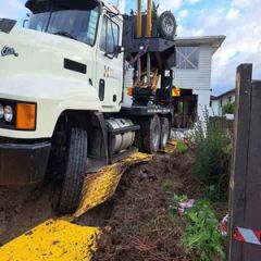 High Security HDPE Plastic Ground Protection Trackway Mats Temporary Road Panel - Image 6