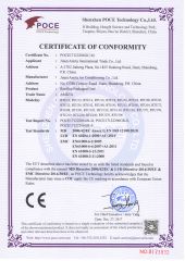 CE for rooftop packaged unit certificate of Jinan Amrta Air Conditioning Co., Ltd. – certificate photo, supplier certificates section