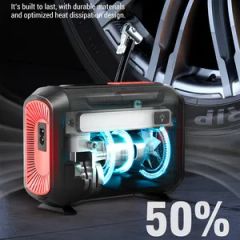 Outdoor Travel Digital Display Portable Air Compressor Tire Inflator - Image 4