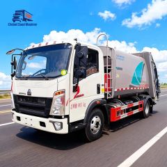HOWO 4*2 140HP Van Garbage Trucks 5tons Payload 20T Fuel Diesel Models Large Origin China Tire 12r22.5 Condition New Brand - Image 1