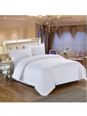 Soft Microfiber 4-Piece Bed Sheet Set Color White Weight 2.5kg Quantity 4 PCS Material Satin Filling Cotton Age Group Adults - Image 6