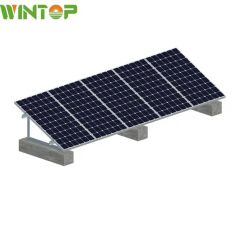Solar Energy Panel Concrete Base Flat Roof Triangle Mounting System - Xiamen Wintop New Energy Tech Co., Ltd.