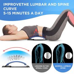 Premium Pilates Accessories 3-Setting Adjustable Back and Neck Stretcher for Pain Relief - Image 2