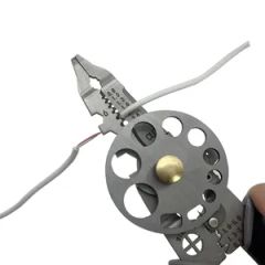 Multi-Function Wire Stripping Pliers with Rotary Dial Cable Cutter Hand Stripper Tool - Image 3