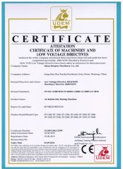 air bubble film making machine certificate from Ruian Hengtuo Machinery Co., Ltd.
