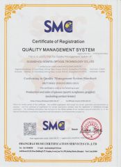 iso 9001 certificate from Guangzhou USOM Glasses Co., Ltd.