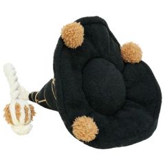 New Design Cute Magical Hat Interactive Squeaky Dog Plush Rope Chew Toy - Image 4