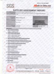 SGS certificate from Jiangsu Gather Power Industry Co., Ltd.
