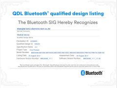 Bluetooth certificate from Shanghai Berry Electronic Tech Co., Ltd.