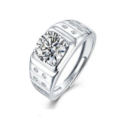 Latest Fashion Trends Adjustable Vvs Moissanite 925 Silver Rings - Image 4