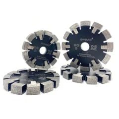 120mm 130mm Floor Diamond 15 1617mm Thick Segment Floor Grooving Disc Tuck Point Saw Blade - Zhenjiang Fewell Tools Co., Ltd.