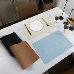 Washable Round Table Mats for Stylish Kitchen Decor Weight 150g Style Modern Waterproof Yes Model NO. PVC-503 Shape - Image 1