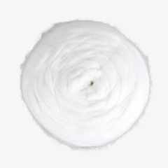 Imitation Rabbit Hair Tops in Raw White - Image 1