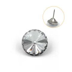 Upholstery Buttons with Metal Loop Buttons for Sewing Sofa Bed Headboard - Image 3