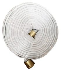 PVC Canvas Fire Hose Nozzle with Couplings Essential Firefighting Equipment Accessory - Image 2