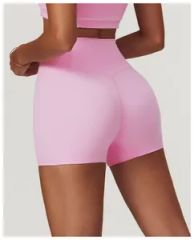 Tight Yoga Shorts High-Waist Fitness Shorts Women's Running Pants - Image 3