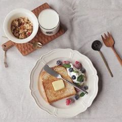 Manufacturer 35 Years Porcelain Dinner Plates Set High Fired Ceramic Dinnerware Kitchenware - Image 2