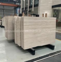 Wholesale Building Material Travertine Tile Super White Travertine - Image 1
