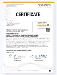 Yoga wear quality certification certificate from Putian Chengqiu Hui Trading Co., Ltd.