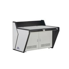 Office Furniture Display Support Workstation LED Light Command Center Computer Console Desk Security Operating Platform Tables - Image 5