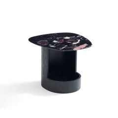 Modern Marble Top Coffee Table with Storage Function and Elegance - Image 1