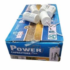 Power Electric Fan Capacitor, For Fans Color White Brand Power Terminals 2 Weight 350gm Tolerance 20% Frequency 50 Hz Material - Image 1