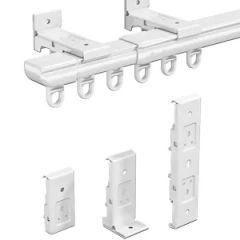 Wholesale Customized Classic American Style Surface Mount Single Layer Curtain Track - Image 3