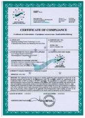 CE certificate from Dezhou Chengzhi Import & Export Co., Ltd.