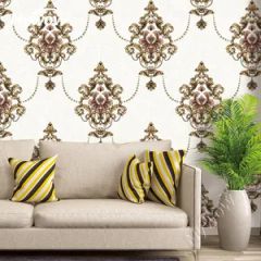 High Quality Flower Paper Base Wallpaper Decor 3D PVC Wallpaper - Image 3