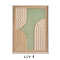 MDF Abstract Line Hanging Wall Art Frame - Image 3