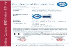 CE Cryogenic Tanks certificate from WOBO Industrial Group Corp.