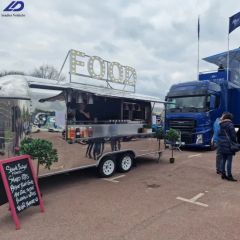Food Fully Equipped Mobile Camping Travel Dining Car Airstream Concession Food Trailer - Qingdao Leader Vehicle Industry Co., Ltd