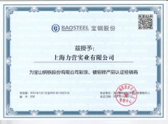 Agent Certificaion certificate of Shanghai Liying Industrial Co., Ltd. – certificate photo, supplier certificates section