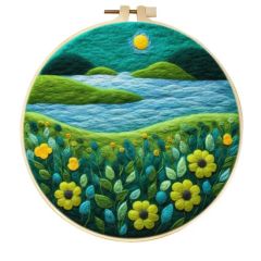 Beginners Flower Design Wool Bag Felt Kit DIY 3-7Y 1Y Warranty MOQ100 - Image 5