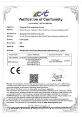 CE certificate of letter lights certificate from Zhaoqing dingyi advertising production co. LTD
