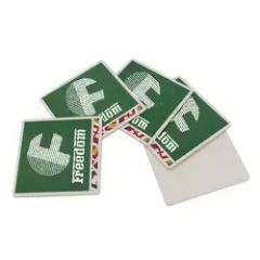 Promotional Heat Transfer Ceramic Absorbent Paper Coaster Trademark WENHUI Design Customized HS Code 4414009090 Origin Ningbo, - Image 1