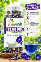 Blue Pea Flowers – product photo 2, product detail gallery