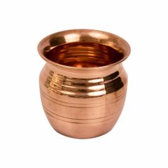Capacity: 500 ml Copper Mini Lota Size Medium Design Plain Capacity 500 ml Material Copper Shape Cylindrical Usage/Application - Image 3