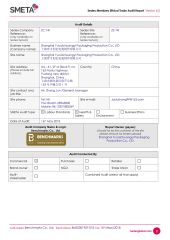 Factory Audit 2 certificate from SHANGHAI XUNZE INDUSTRY & TRADE CO.,LTD