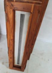 Sagwan Wood Brown Window Frame, Wooden, Rectangle Color Brown Design Standard Shape Rectangle Frame Material Wooden Surface Finish - Image 1