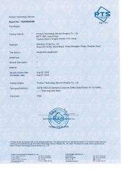 ASTM F963 certificate for U.S market certificate from WENZHOU TIMES ARTS&CRAFTS CO., LTD.