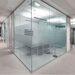 Glass Room Dividers Material Glass Color Transparent Appearance Modern Brand Magical Designs Usage/Application Office Country of Origin Made in - Image 1
