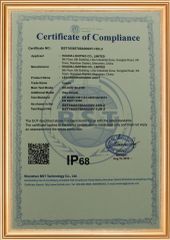 IP68-LED Underground light certificate from Shenzhen Huaxia Lighting Co., Limited