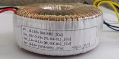 100KV Dry Type Single Phase Toroidal Transformer, 24V, 230V Material Copper Current 12 Amp Frequency 50Hz Phase Single Phase - Image 3
