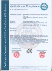 CE Certificate certificate from Nanchang Qinglin Automobile Accessories Co., Ltd.